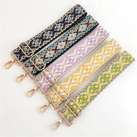 Bohemian Style Bag Accessories Trendy Bag Strap Designs Ethnic Style Bag Straps Wide Shoulder Straps For Bags Jacquard Shoulder Straps