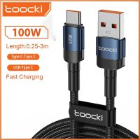 【Taotao Electronics】 Toocki 100W สาย USB ชนิด C ชาร์จได้อย่างรวดเร็วถึง60W สายดาต้าที่ชาร์จ PD