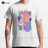 Chainsaw Man Lofi Classic T-Shirt Chainsaw Man Funny Tshirts Outdoor Simple Vintag Casual T Shirts Xs-Custom Gift Retro 4XL 5XL 6XL