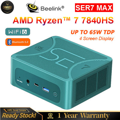 Beelink SER7คอมพิวเตอร์ขนาดเล็กสูงสุด AMD Ryzen 7 7840HS หน้าต่างพีซีขนาดเล็ก11 DDR5 5600MHz PCle4.0 Nvme Wifi6 SSD 65W BT5.2คอมพิวเตอร์เกม