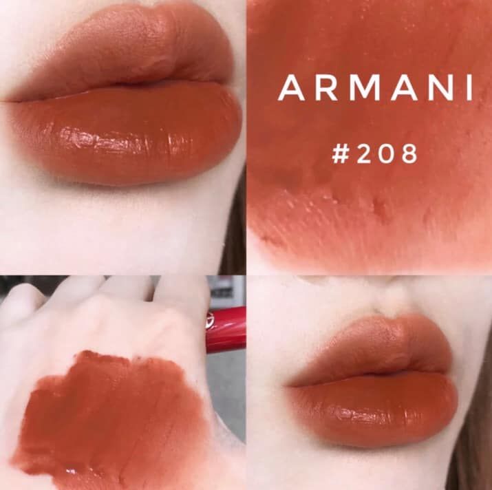 Son Kem Giorgio Armani Lip Maestro - 208 Sunrise Orange 