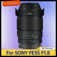 ฟิล์มไวนิลสติกเกอร์เลนส์ป้องกันเสื้อโค้ตสำหรับโซนี่ FE35 F1.8