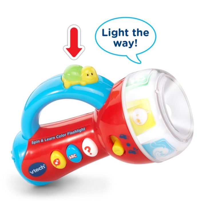 usa-vtech-spin-amp-learn-color-flashlight-ไฟฉาย-หมุนเปลี่ยนสี-มีเสียงเพลง-ของเล่นเสริมพัฒนาการ