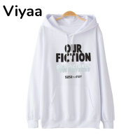 Viyaa เสื้อฮู้ด เสื้อแขนยาวอบอุ่น หลวมและสบาย สไตล์ ล้ำสมัย นุ่มนวล ทันสมัย WWY2392Z74 38Z230923