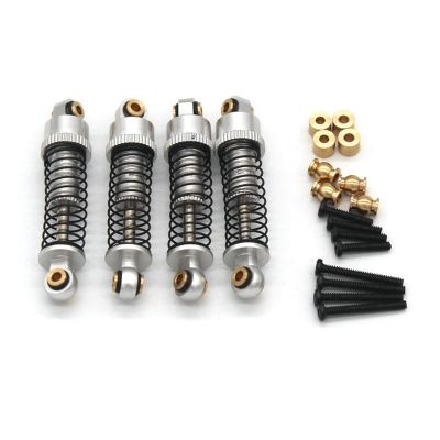 4Pcs Metal Shock Absorber Oil Damper for FMS FCX24 1/24 RC Crawler Car Upgrade Parts Accessories