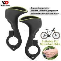 WEST BIKING MTB Bicycle Bar Ends Ergonomic Design Mountain Bike Handlebar 22.2mm Nylon Inner Handle Bar Grips MTB Cover Handle