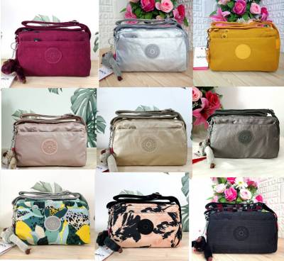 KIPLING Mini Crossbodybag กระเป๋าสะพายข้างขนาดกะทัดรัด ผลิตจากวัสดุ Nylon+Polyester100% (งานแบรนด์แท้outlet)