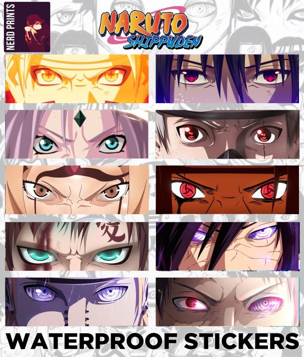 Naruto Sticker Anime V2 | Waterproof Vinyl | 3in