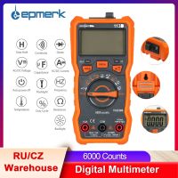 Lepmerk RM113D NCV Digital Multimeter 6000 Counts Auto Ranging AC/DC Voltage Temperature Measuring Meter Back light Large Screen Electrical Trade Tool