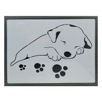 21*29 ซม.Sleeping Dogs แม่แบบ DIY Layering Stencils ภาพวาดสมุดภาพสี Embossing อัลบั้มตกแต่งการ์ด Templat-GHKUG STORE