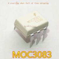 10Pcs ใหม่นำเข้า MOC3083 DIP-6ปลั๊กตรง Optocoupler MOC3083M