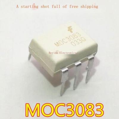 10Pcs ใหม่นำเข้า MOC3083 DIP-6ปลั๊กตรง Optocoupler MOC3083M