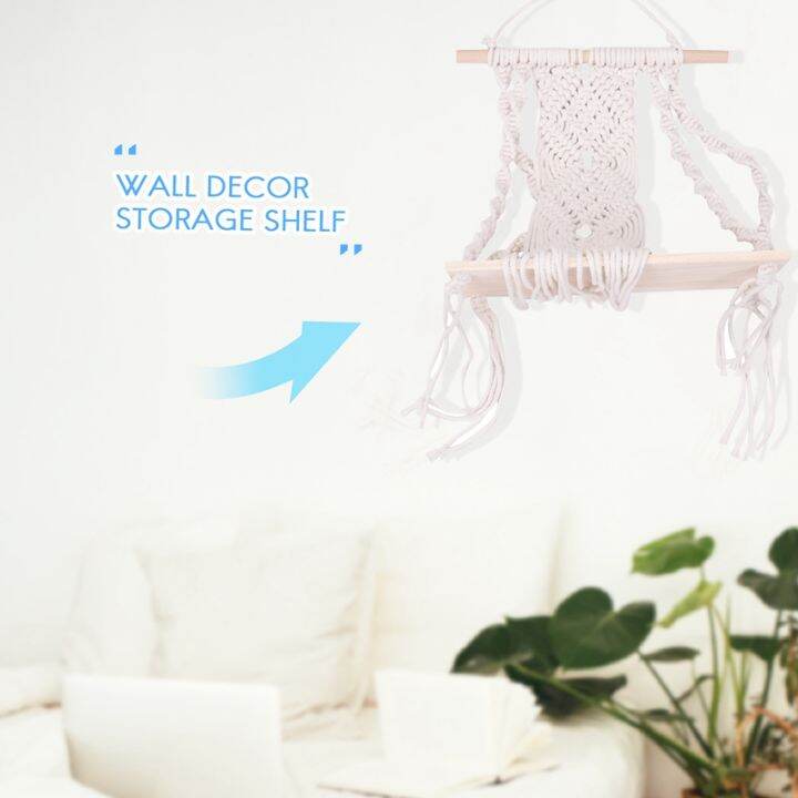 boho-macrame-wall-hanging-shelf-handmade-woven-tassel-tapestry-rack-wood-floating-storage-hanger-for-home-wall-decor