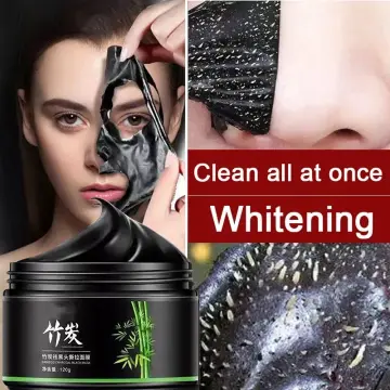 120g Hyaluronic Acid Black Mask Whitening Blackhead Remover Peel Off Face  Masks