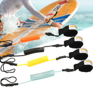 LO Ready Stock Surf Board Leash Surfing SUP Leash Elastic Coiled Stand UP