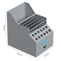 BR S-28เครื่องมือซ่อมอเนกประสงค์กล่องเก็บคีมแหนบไขควงส่วนประกอบอิเล็กทรอนิกส์กล่องเก็บของตัวจัดระเบียบตั้งโต๊ะอุปกรณ์บำรุงรักษาโทรศัพท์มือถืออุปกรณ์ที่วางไขควง