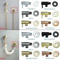 Brass Faucet Valve Wall Mounted Socket External Thread G1/2 Black Faucet Shower Brass Angle Valve Bathtub Bathroom Accessories