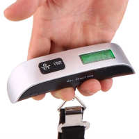 Portable Handheld Scale Electronic LCD Display Digital Luggage Suitcase Bag Scale Battery Powered 50KG T-type Scale Luggage Scales