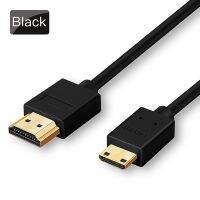 สายกลมสีดำเส้นกลมสีดำ2เมตรมินิความเร็วสูงแบน HDMI สายเคเบิลที่เข้ากันได้1เมตร1.5เมตร2เมตร3M 5เมตร4K 3D 1080P สำหรับกล้องจอภาพโน๊ตบุ๊คทีวี