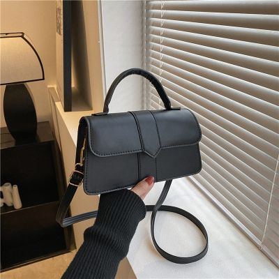 [COD] simple texture 2023 this year fashion shoulder Messenger bag square trendy spring and summer new