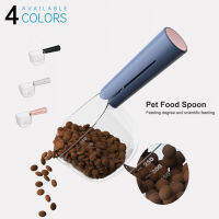 Food Spoon Transparent Scale Measuring Food Spoon Cat and Dog Food Shovel Scoop Food Spoon Cuchara Para Mascotas