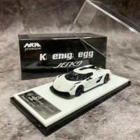 HKM Premium 1:64 Model Car Koenigs Jesko Alloy Die-Cast Running Vehicle-สีขาว