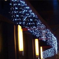 Christmas Garland LED Curtain Icicle String Light 220V 4.5m 100Leds Indoor Drop LED Party Garden Stage Outdoor Decorative Light