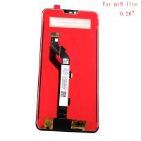 【✆New✆】 jing0saf 6.26 "สำหรับ Xiaomi Mi8 Lite/ Mi8lite หน้าจอ Lcd Digitizer กระจกสัมผัสกรอบสำรอง Mi8 Lite Lcd อะไหล่ Mi 8 M1808d2tg