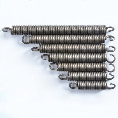 ♣❁ 1pcs 2.6mmx16mmx190mm extended spring tension springs 65Mn steel extension coils hook elasticity flexible ring