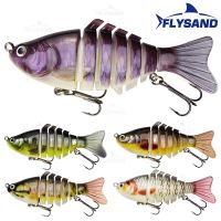 FLYSAND 10cm 15.5g Multi Jointed Sections Swimbait 10cm Hard Bait Artificial Crankbaits Wobbler Sinking Lifelike Fishing Lure