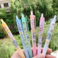 6pcs/set Kawaii Gel Pens Stationery School Supplies Japanese Pens Cute Korean Stationery Pens For Writting Office Wholesale Pens