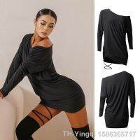 【hot】✎✑✥  Latin Adults Loose Sleeves Top Tango Rumba Wear Practice DNV13537