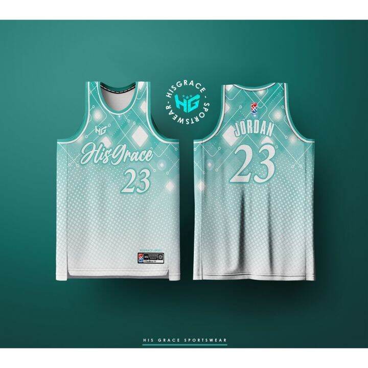 mint green basketball jersey