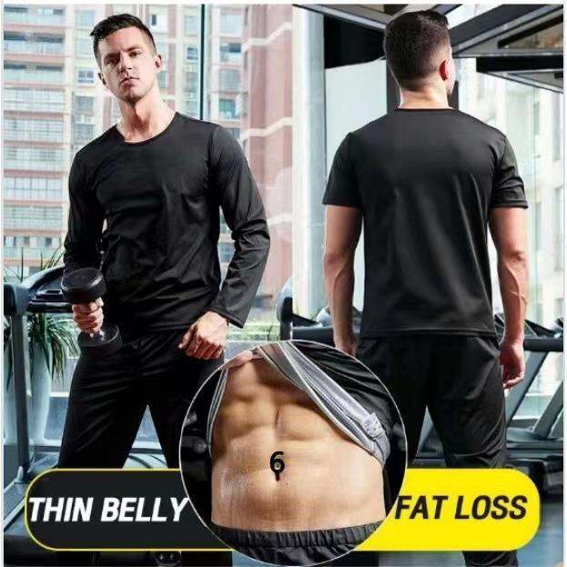 2023 New Men Sauna Suit Heavy Duty Sauna Jacket for Men Body Weight