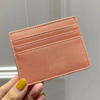 GDS Slim Wallet พร้อมช่องใส่การ์ดหลายช่อง PU Leather Small Card Holder For Women Men Travel Business Card Organizer Card Holder Compact Small Money Purse