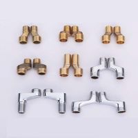 Free shipping copper shower faucet angled curved foot, eccentric screw extended corner Bathtub faucet accessories