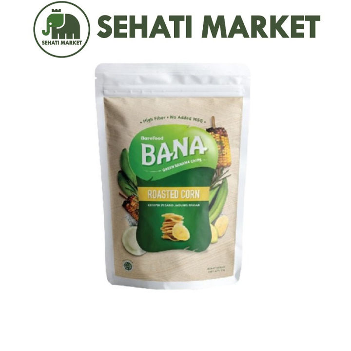 Barefood Bana Keripik Pisang Jagung Bakar 50g Snack Lazada Indonesia 1717