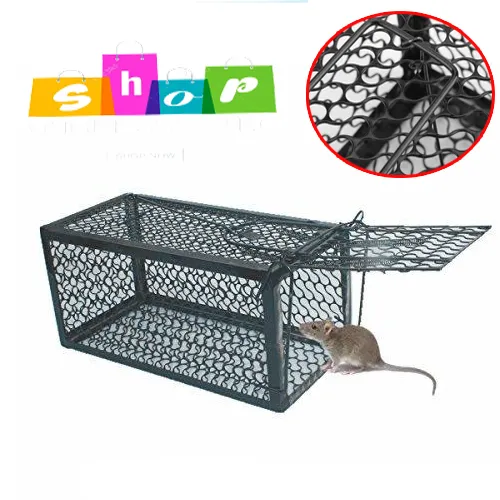 MOUSE TRAP CAGE Rodent Animal Control Box Bait Mouse Trap Humane Mice