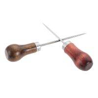 ✱❈ Redwood Brownwood Handle Sewing Awl Tool Suits for Piercing Leather Clothing Paper Craft DIY Shoe Repair Hook Tool Accessories