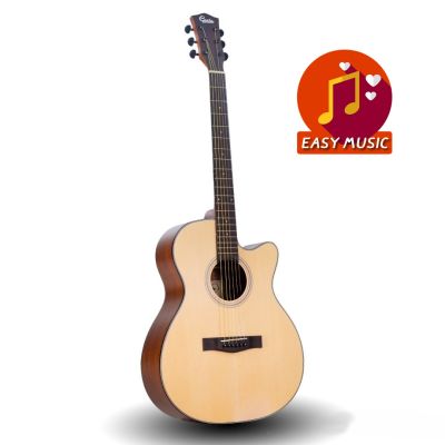 กีตาร์โปร่ง Gusta OM2C 40" Acoustic Guitar