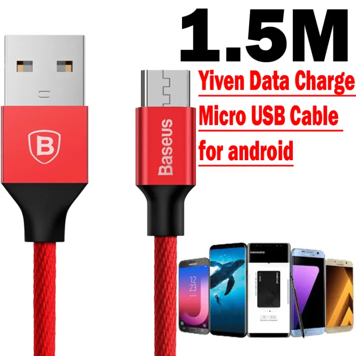 BASEUS Yiven Data Charge Micro USB Cable For Android Lazada PH