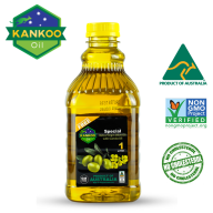 Dầu Oliu Hạt Cải Extra Virgin Olive Oil with Canola Oil hãng Kankoo nhập khẩu chính hãng từ Úc - Chai 1 lít - dùng cho các món trộn salad, chiên, xào, an toàn cho sức khỏe cả gia đình thumbnail