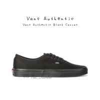 รองเท้าผ้าใบผู้ชาย รองเท้า Vans Authentic Black Canvas รองเท้าสีดำล้วน  สินค้าพร้อมกล่อง รองเท้าผู้ชาย รองเท้าหุ้มส้น