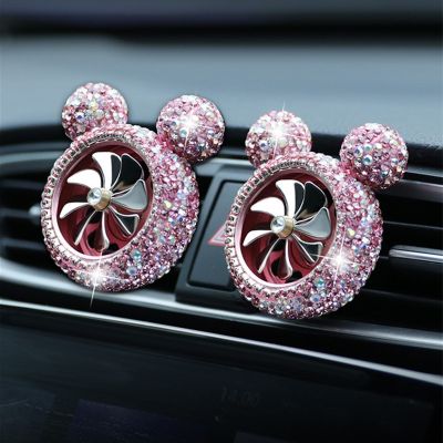 New Air Freshener Ornaments Creative Crystal Diamond Decoration Outlet Car Aromatherapy Accessories