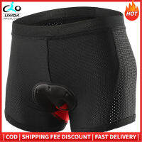 Lixada Men Cycling Underwear Shorts Breathable Gel Padded MTB Biking Riding Shorts