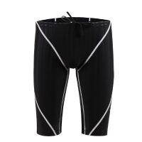 Professional Waterproof Men Competitive Swim Trunks Swimwear Brand Solid Jammer Swimsuit Fifth Pant Plus Size S-XXXL Swimwear