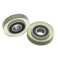 PU Coated Roller With 696RS Bearing PU69622-7 6x22x7 Mm OD 22 Mm Polyurethane Soft Rubber Mute Pulleys