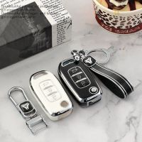 【LZ】◎  TPU Car Flip Key Case para Renault Protetor Chave Capa para Kadjar Captur Megane Sandero Stepway Logan Clio 5 Arkana 2020 2021