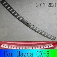 สำหรับมาสด้า CX-5รถกันชนป้องกันแผ่นเกณฑ์ประตูป้องกันขอบสแตนเลสอุปกรณ์ยานยนต์โครเมียมจัดแต่งทรงผม