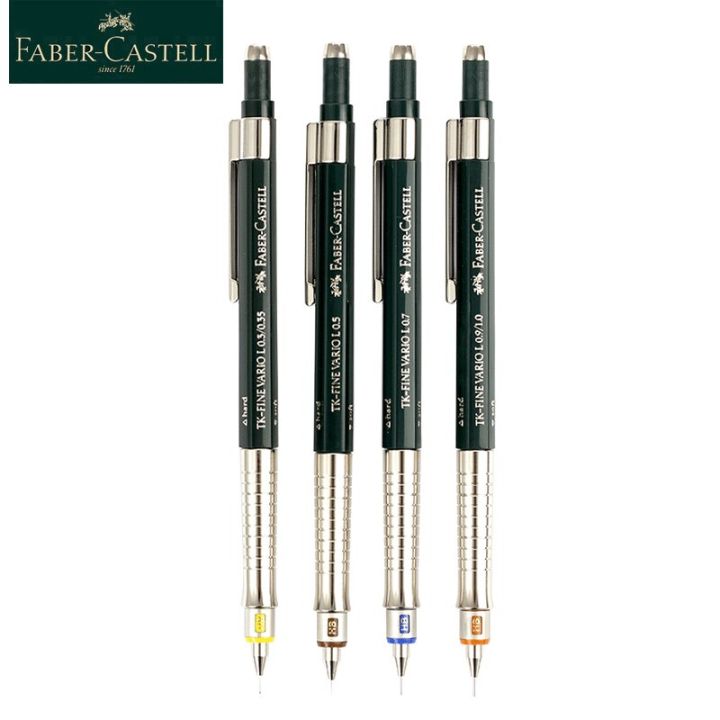 faber-castell-automatic-pencil-0-35-0-5-0-7-1-0mm-mechanical-pencils-for-kids-gift-school-art-supplies-tk-fine-vario-l-13530